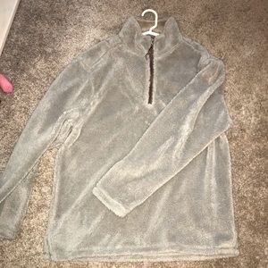 Silver gray true grit quarter zip!!!